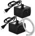 PULACO 2Pcs Mini Fountain Pump (50GPH 3W), Ultra Quiet Submersible Water Pump for Aquarium, Pet Water Fountain