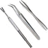 3 Pack Tick Remover Tool Set Stainless Steel Kit for Cats and Dogs