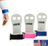 Gibson Athletic Rainbow Gymnastics Grips for Beginners, Durable Leather Grip, Hook & Loop Closure for Young Gymnasts