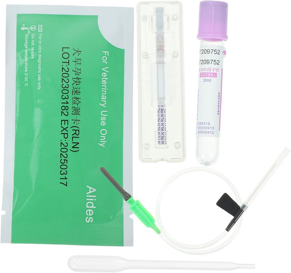 Dog Pregnancy Kit, 1 Set Fast and Accurate Detection Early Pregnancy Test Kit for Dogs and Cats