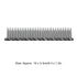 Pet Comb Dog Grooming Tool with Long and Short Teeth for Comfortable Pet Hair Removal, Black