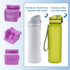 uxcell Replacement Button for 24oz 32oz Bottle, Non-BPA Water Bottle Lid Top Cap Parts, Purple