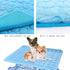 Cooling Mat Pad for Dogs Cats, Ice Silk Mat for Kennel/Sofa/Bed/Floor/Car Seats, 28 X 22in Blue
