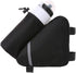 MOOCY Bike Frame Bag with Water Bottle Pouch for MTB Road Bike Cycling Accessories (Black)