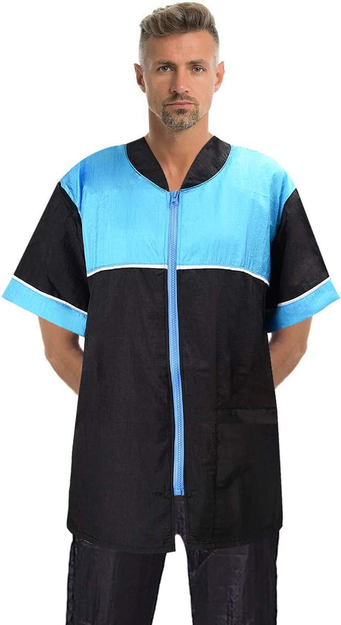 Noverlife Pet Grooming Jacket - XL Lightweight Hair Repellent Shirt Style Smock for Dog Cat Grooming