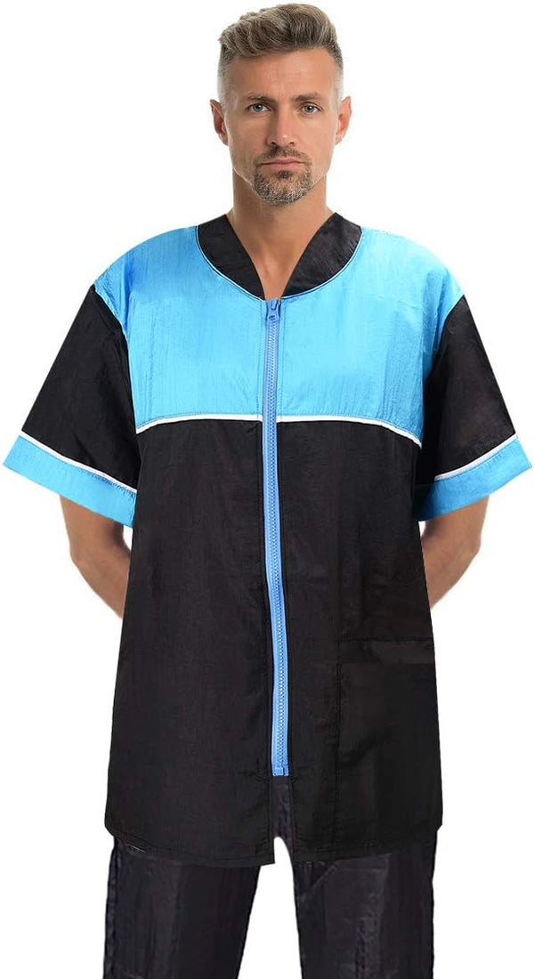 Noverlife Pet Grooming Jacket - XL Lightweight Hair Repellent Shirt Style Smock for Dog Cat Grooming