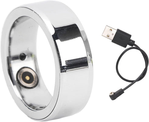 Luqeeg Smart Health Ring - Bluetooth Pressure Sleep Monitoring Health Monitor, IPX8 Waterproof, Rechargeable