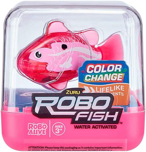 Robo Fish ZU7125 Single Fish (Random Model), White, 1 Pack