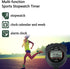 Sports Stopwatch Timer, Single Lap Split Digital Stopwatch for Coaches, Swimming, Running Training (Yellow)