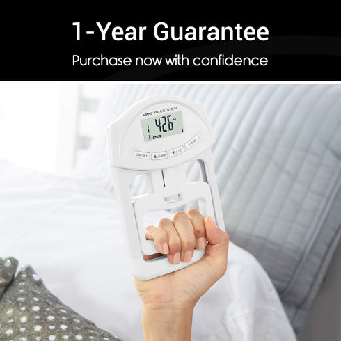 Grip Strength Tester - Hand Grip Dynamometer - Handheld Digital Measurement Meter 198 Lbs / 90 Kgs for Sports, School,