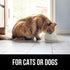 Gorilla Grip 100% Waterproof Raised Edge Silicone Pet Feeding Mat - Dog Cat Food Mats to Contain Spills, 18.5x11.5 Cream