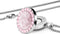 Golf Ball Marker with Ceramic Crystal Ball Marker Necklace (20mm Small Size)