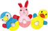 rooksta Animal Teether Grinding Pet Plush Plaything Dog Cat Sound Grinding Plaything Pet Plaything Supplies(Sky Blue)