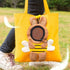 Cute Bee-Shaped Pet Canvas Shoulder Bag, Portable Cats Small Pet Tote Chest Bag, Pet Carrier for Small Dogs and Cats