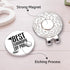 Hafhue Best Grandpa by Par Golf Ball Marker - Magnetic Clip, Funny Gift for Golf Lovers