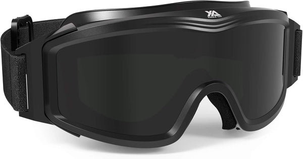 xaegistac Tactical Airsoft Goggles - Anti-Fog Military Ballistic Safety Glasses