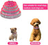 Rhinestone Dog Collar - Cute Dazzling Sparkling Leather Collar for Dog Cat, Crystal Diamond Pet Collar (S:21-27cm, Pink)
