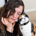 2Pcs Breakaway Cat Collars for Boy Cats, Adjustable Moons Collars with Bell & Pendant Glow in The Dark (Black+Blue)