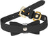 LOVPE Crystal Dog Collar - Velvet Leather with Bow-Knot Tie Rhinestone for Small Dogs & Cats (Black, S)