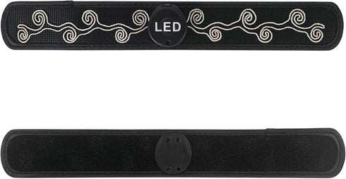 Luwint Glow in The Dark LED Light Up Armband - Safety Wristband for Night Walking, Running (1 Piece, 3 Modes)