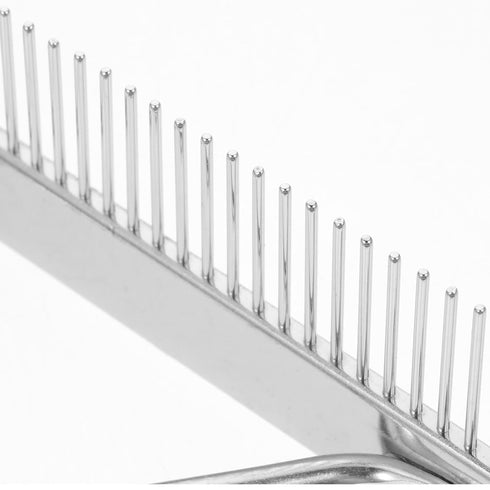 iplusmile Dematting Brush Rake - Gentle Grooming Brush with Wood Handle for Horses, Dogs, and Shedding Grooming