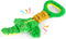 Plush Squeaky Dog Toy with Crinkle Paper and Tug of War Handle for Small Medium Large Dogs