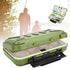 Portable Fishing Tackle Box, Waterproof Damping System Fishing Tackle Container for Outdoor Accessories