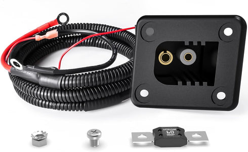 Golf Carts Powerwise Charger Receptacle for EZGO TXT & Medalist DCS/PDS, OEM #73051-G29, 73063-G01 (36V)