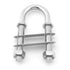heyous Stainless Steel Marine Boat Stern Bow Eye Tie Down U Bolt, 1/2" Dia, 3" Thread Length Boat Accessories