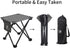 Opliy 2 Pack,13.5 Inch Camping Stool Portable Folding Stool for Outdoor Gardening and Beach Hiking Fishing,Foot Stool