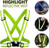 Reflective Vest Running Gear,High Visible Reflective Gear for Nighttime Running Biking Motorcycle Dog Walking, Adjustable Safety Vests fits Men Women Kids(2 Pack)