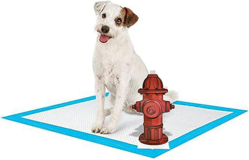 Generic (5PC) Fire Hydrant Dog Training Post Indoor Puppy Potty Supply Realistic Design Pee Station with Mesh Toilet