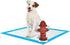 Generic (5PC) Fire Hydrant Dog Training Post Indoor Puppy Potty Supply Realistic Design Pee Station with Mesh Toilet