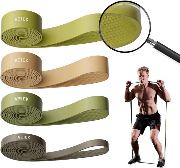 VEICK Resistance Bands Set for Men and Women - Workout Bands for Pull Up Assistance, Home Fitness Equipment