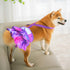 Idepet 3 Pack Female Dog Diapers with Suspender Detachable, Tie Dye Washable Reusable Girl Doggie Diapers for Small