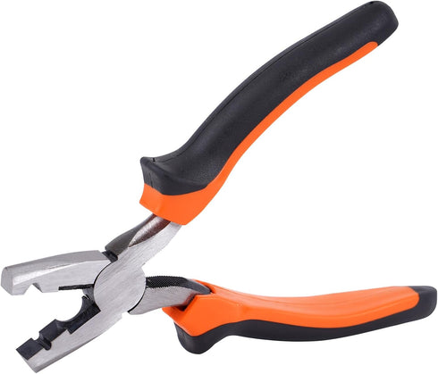 Wire Cage Buckle Pliers with 900 Wire Cage Clips - Fasten Clips Hog Ring Pliers for Chicken Cages, Rabbit Hutches, Pet
