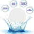 Swim Cap, Pure White Silicone Hat for Men Women with Short Hair