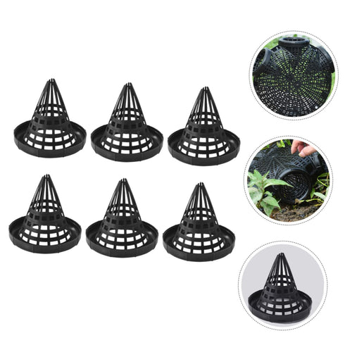 6Pcs 4.13In Yardwe Portable Fishing Cage Lids Lightweight Covers for EEL Shrimp Loach Trap Net Easy to Clean Outdoor