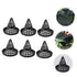 6Pcs 4.13In Yardwe Portable Fishing Cage Lids Lightweight Covers for EEL Shrimp Loach Trap Net Easy to Clean Outdoor