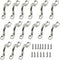 M3 316 Stainless Steel Bimini Boat Top PAD Eye, Tie Down, Kayak Deck Loop, Marine Boat Hardware (Pack of 15)
