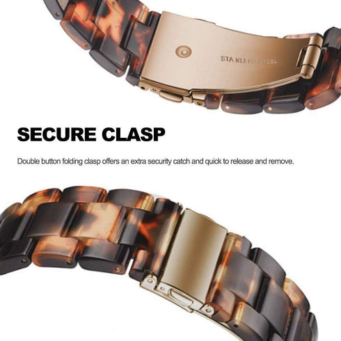 Resin Band Compatible with Fitbit Alta/Alta HR/Ace, Women Men Wristband Strap Bracelet