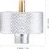 LIXADA Camping Stove Adapter - 1LB Propane Small Tank Input EN417 Lindal Valve Output Connector