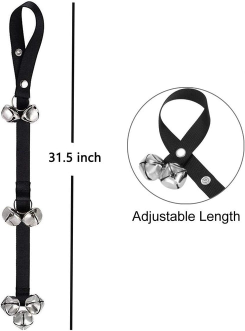 7 1.4 Dog Doorbells for Potty Training/Door Knob/Go Outside, Premium Quality Dog Bells, Extra Large Loud DoorBells