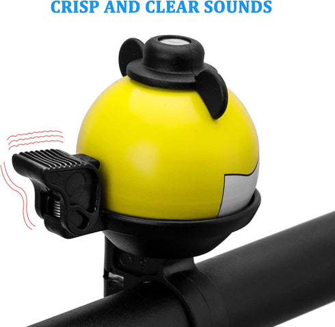ROCKBROS Bike Bell for Kids, Cute Ring Ball Bicycle Accessories for Girls and Boys