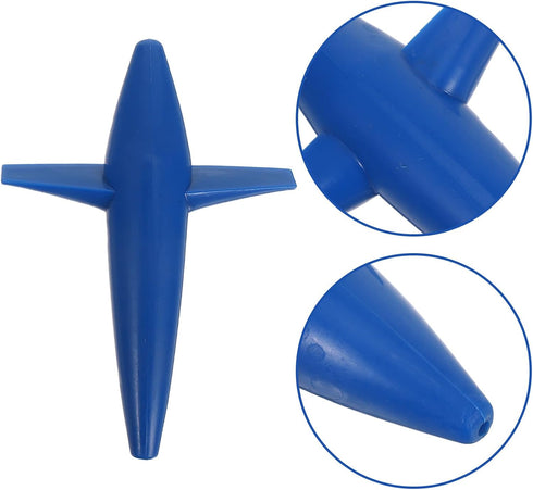 HINTRMENT 2pcs Set Trolling Bird Teaser Lures Blue Hard Baits for Offshore Tuna Sea Fishing Trolling Accessories