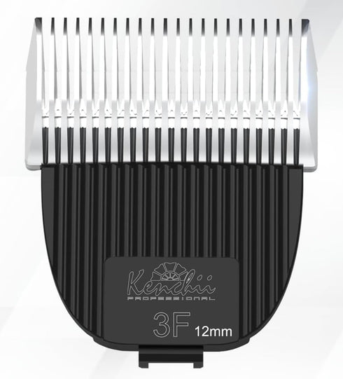 Kenchii Flash Clipper Blade (3F,12mm) Only Compatible with Flash Clipper,Black & White