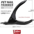 Trimmer Jeffers Pet Nail Large Hole Black Guillotine Clippers for Dog, Cat, Puppy & Small Animal Grooming Stainless
