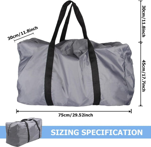 Inflatable Kayak Carry Boat Bag, Foldable Travel Handbag with Large Capacity for Fishing and Camping