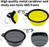 COOYOO Collapsible Dog Bowl, 2 Pack Portable Water Bowls for Cats Dogs, Pet Feeding Watering Dish for Walking, Parking,