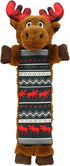 Lazy One Moose Squeaky Dog Toy, Soft Crinkle Toy for Heavy Chewers